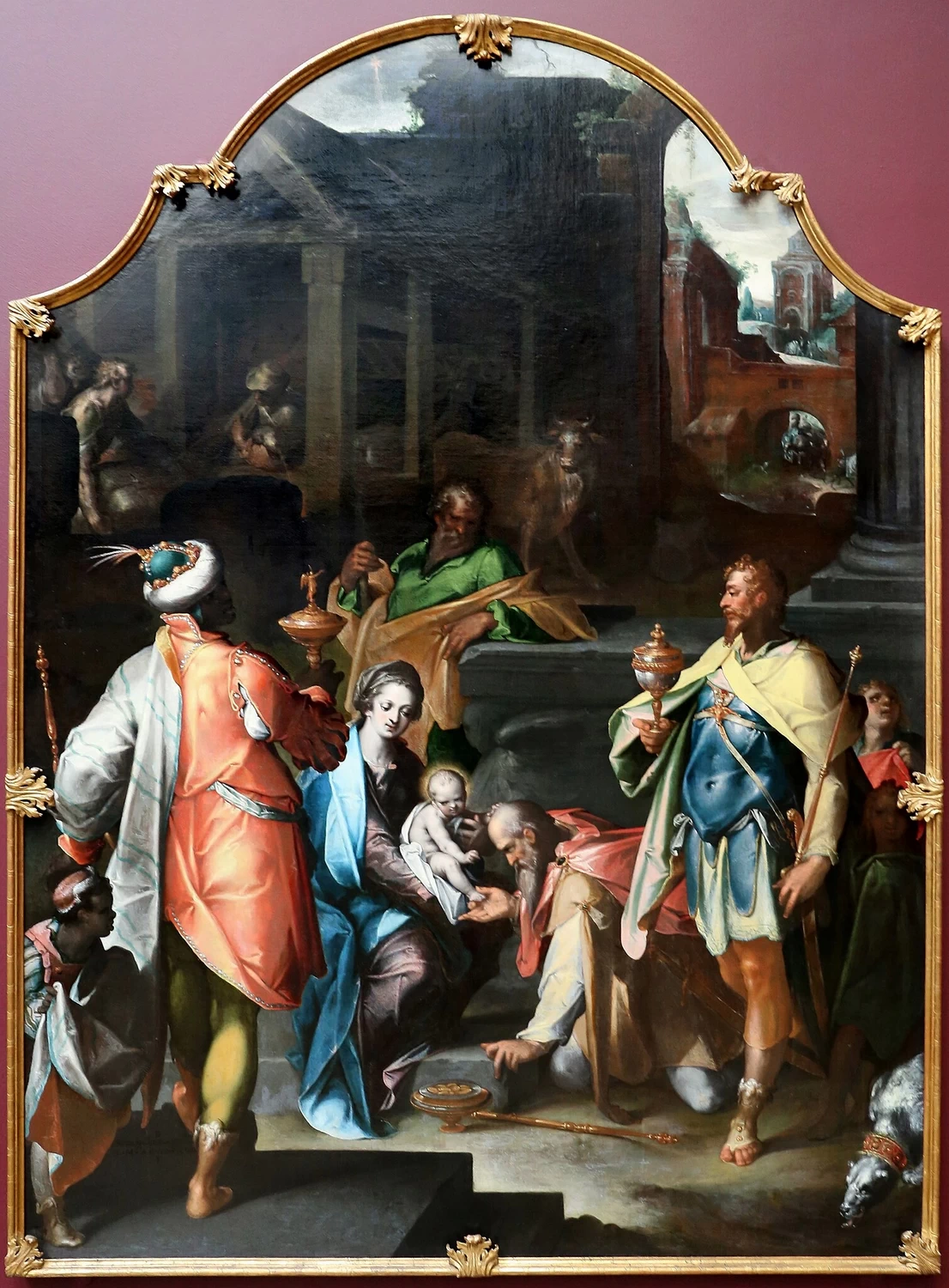 Bartholomeus Spranger - L'adorazione dei Magi, National Gallery, London
